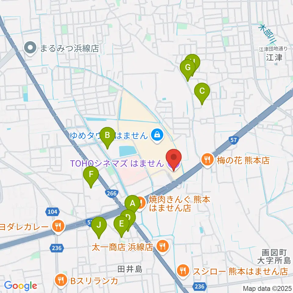 TOHOシネマズはません周辺の駐車場・コインパーキング一覧地図
