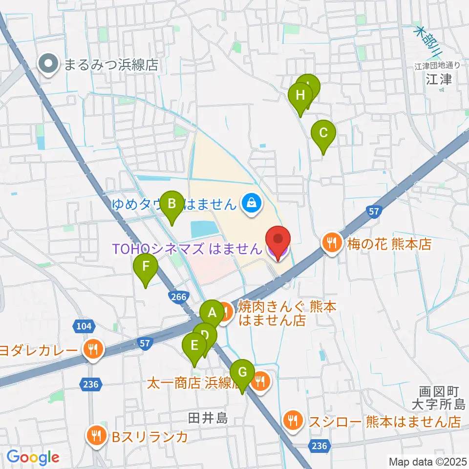 TOHOシネマズはません周辺の駐車場・コインパーキング一覧地図