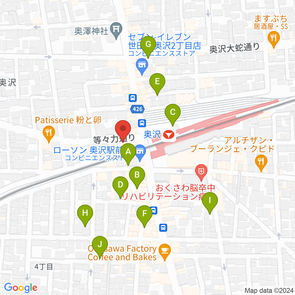 スタジオベイド自由が丘店周辺の駐車場・コインパーキング一覧地図