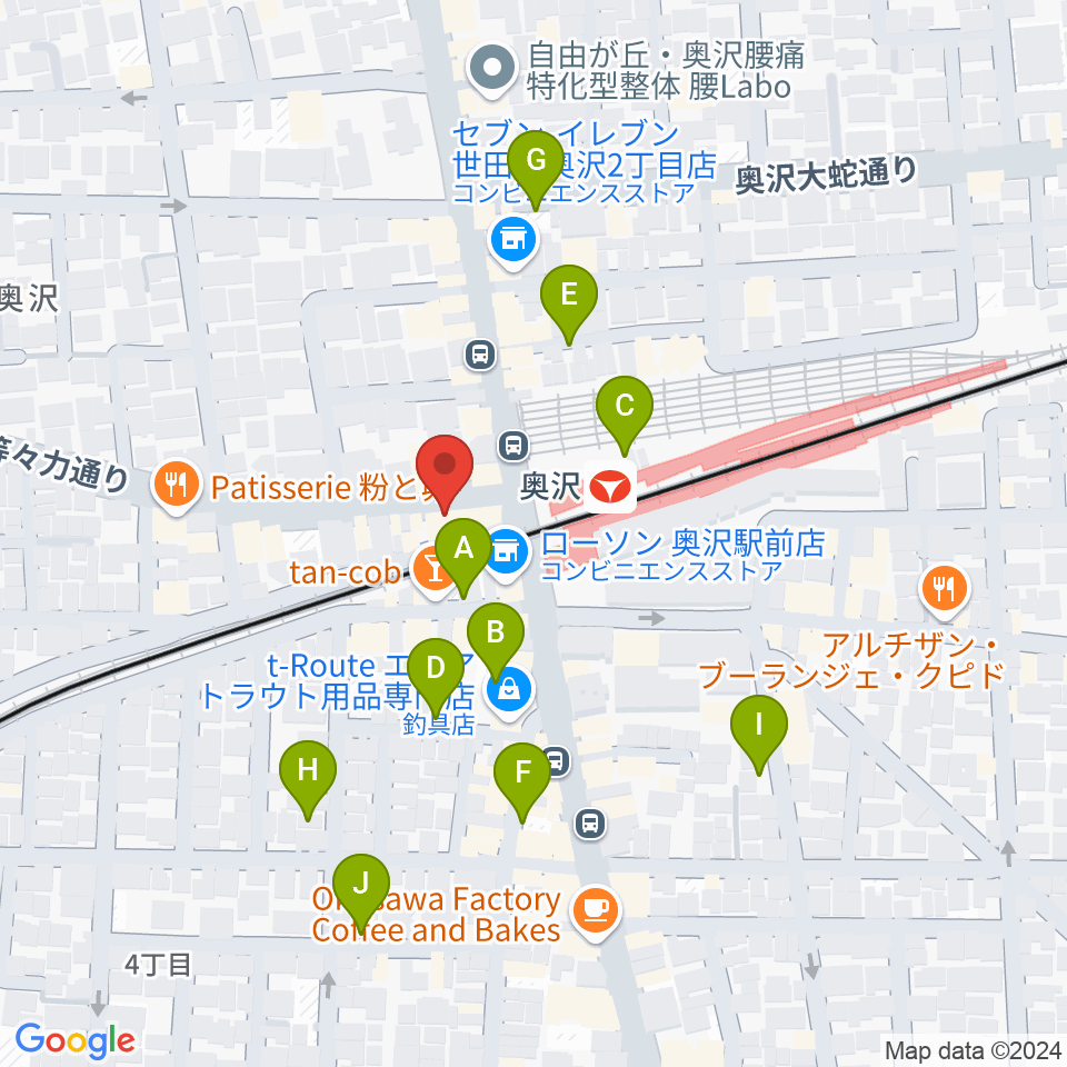 スタジオベイド自由が丘店周辺の駐車場・コインパーキング一覧地図