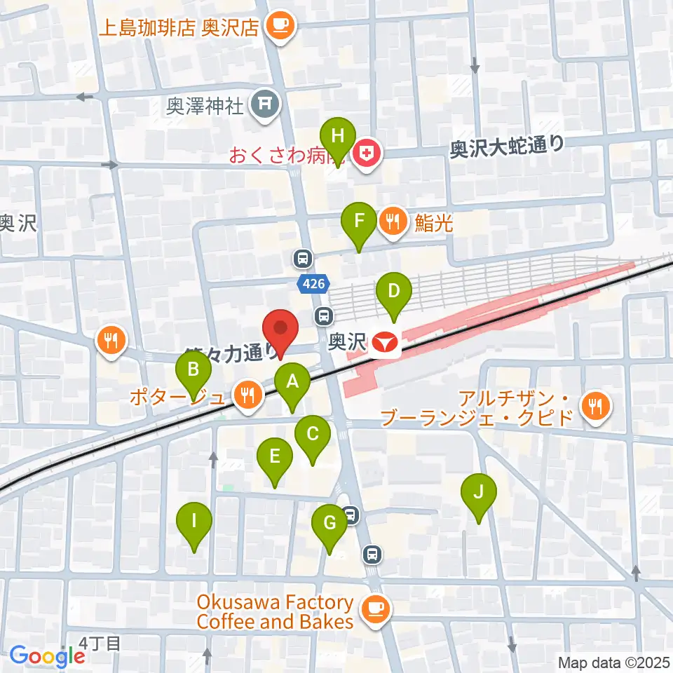 スタジオベイド自由が丘店周辺の駐車場・コインパーキング一覧地図