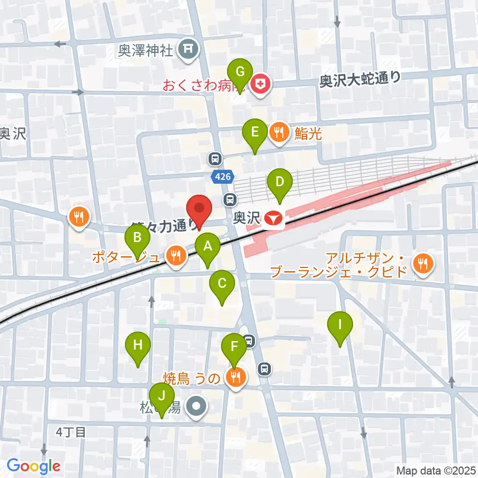 スタジオベイド自由が丘店周辺の駐車場・コインパーキング一覧地図