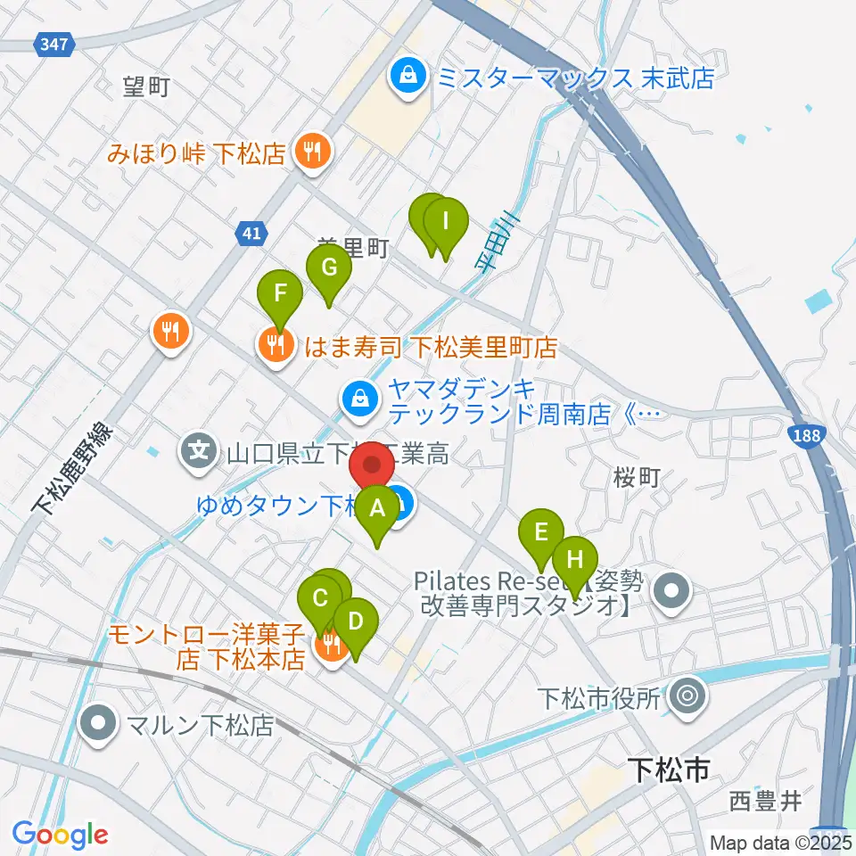 MOVIX周南周辺の駐車場・コインパーキング一覧地図