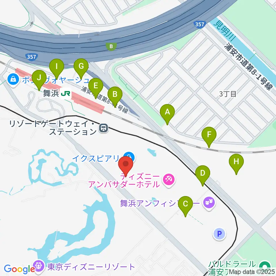 シネマイクスピアリ周辺の駐車場・コインパーキング一覧地図