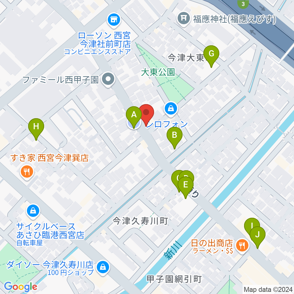 スタジオ1812周辺の駐車場・コインパーキング一覧地図