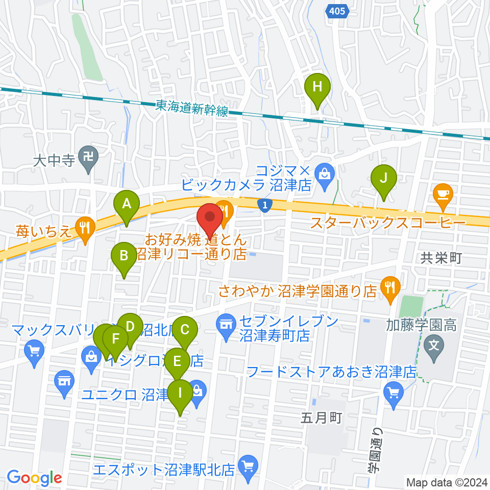 Studio SONICS周辺の駐車場・コインパーキング一覧地図