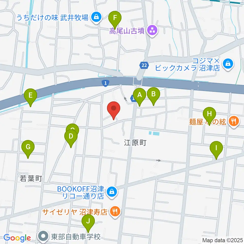 Studio SONICS周辺の駐車場・コインパーキング一覧地図