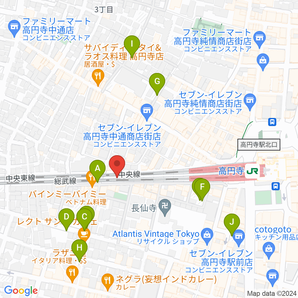 無力無善寺周辺の駐車場・コインパーキング一覧地図