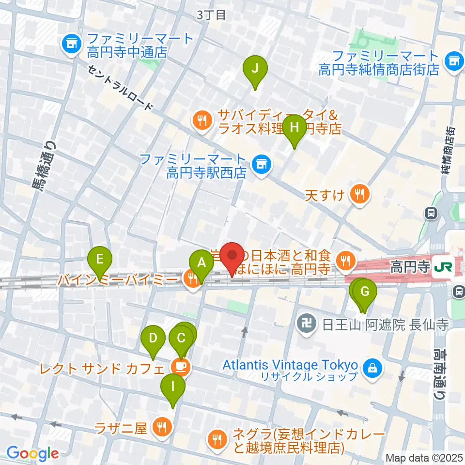 無力無善寺周辺の駐車場・コインパーキング一覧地図