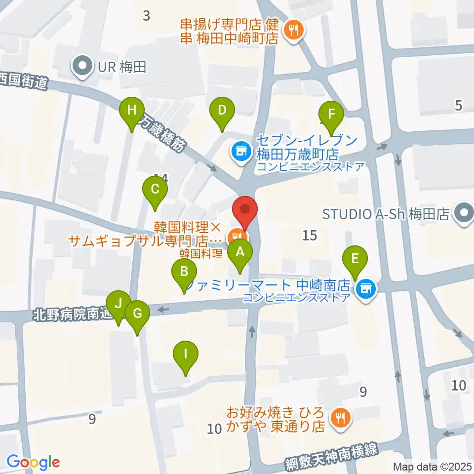 Jazz Records seeed周辺の駐車場・コインパーキング一覧地図