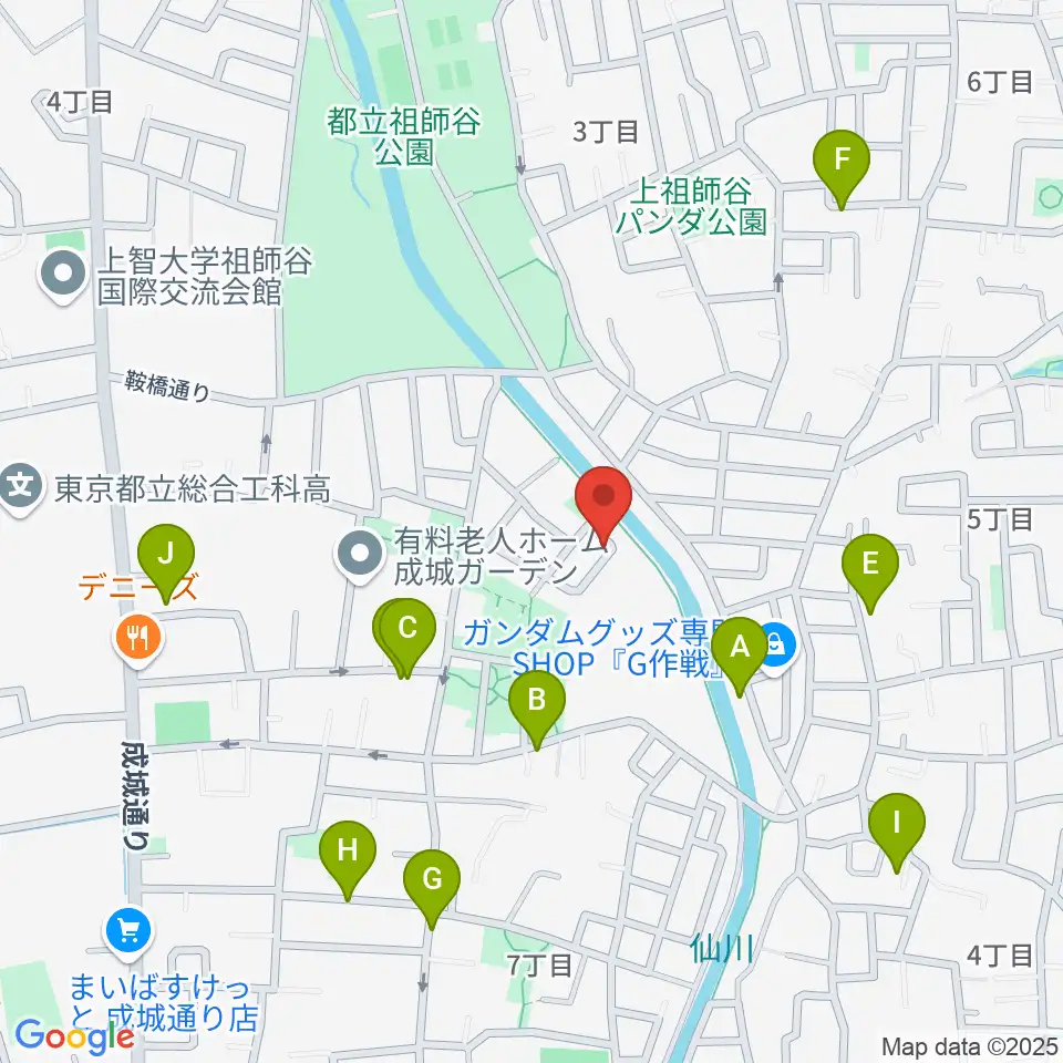 MGS Music School 成城校周辺の駐車場・コインパーキング一覧地図