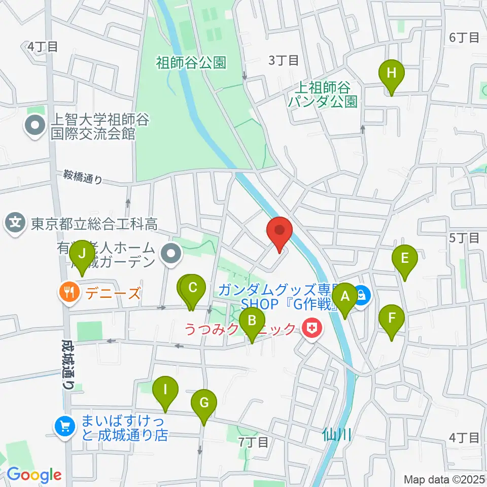 MGS Music School 成城校周辺の駐車場・コインパーキング一覧地図