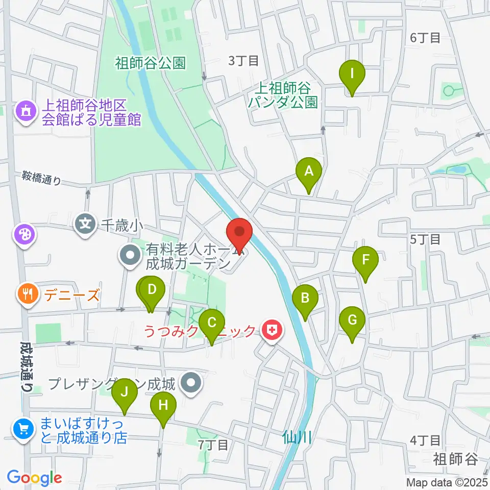 MGS Music School 成城校周辺の駐車場・コインパーキング一覧地図