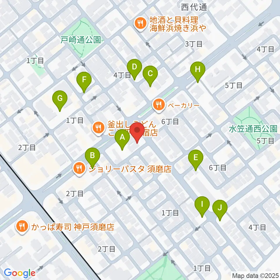 KOBEらぼポルカ周辺の駐車場・コインパーキング一覧地図