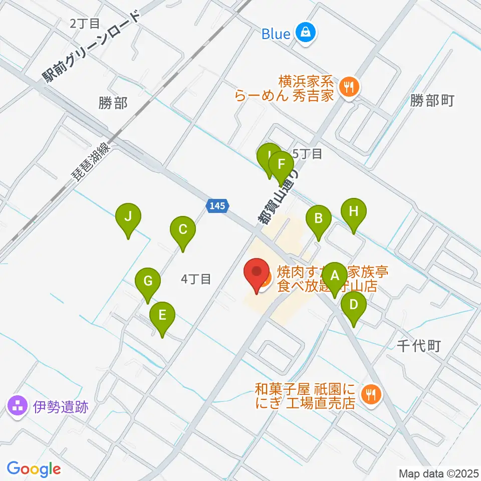 守山ギター道場周辺の駐車場・コインパーキング一覧地図