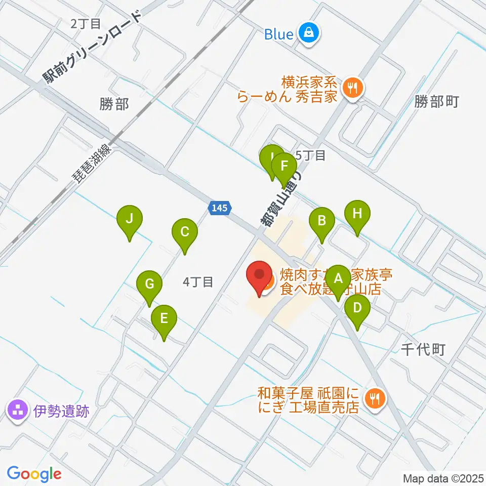 守山ギター道場周辺の駐車場・コインパーキング一覧地図