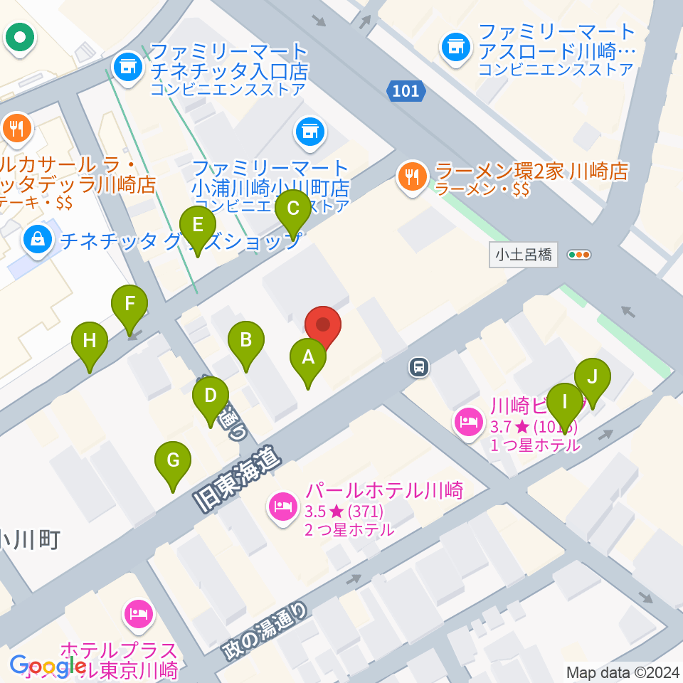 スタジオ太鼓庵周辺の駐車場・コインパーキング一覧地図