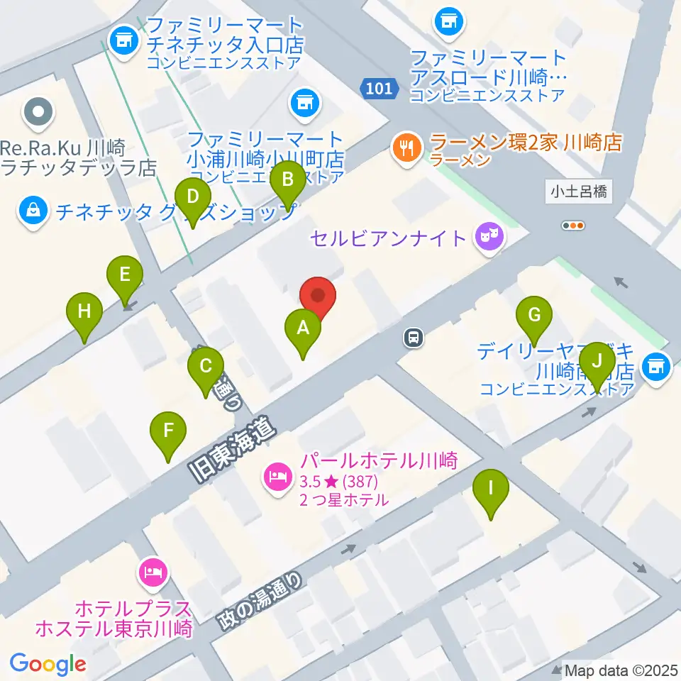 スタジオ太鼓庵周辺の駐車場・コインパーキング一覧地図