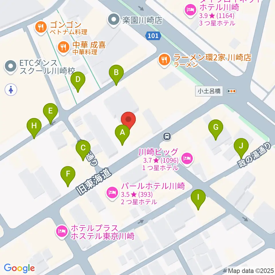 スタジオ太鼓庵周辺の駐車場・コインパーキング一覧地図