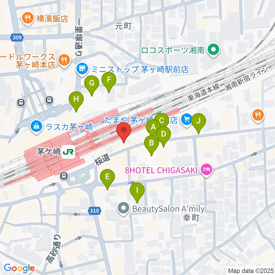 春秋会館周辺の駐車場・コインパーキング一覧地図