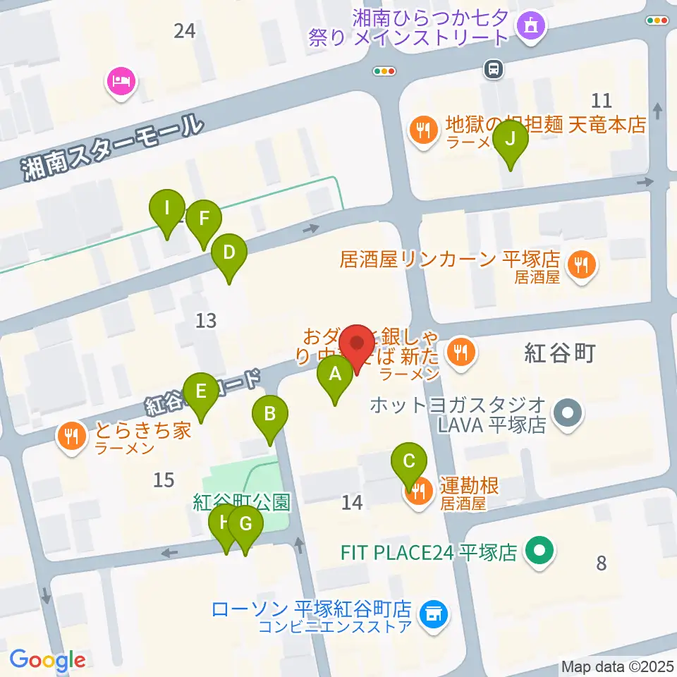 Jazz Bar Pianoforte周辺の駐車場・コインパーキング一覧地図