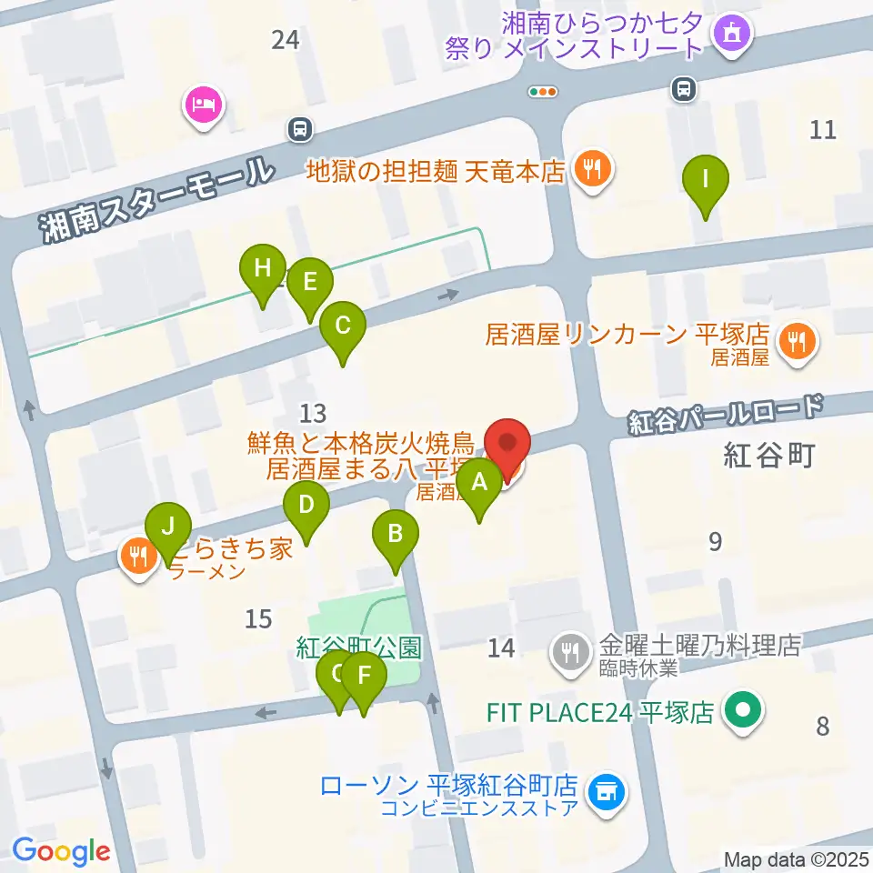Jazz Bar Pianoforte周辺の駐車場・コインパーキング一覧地図