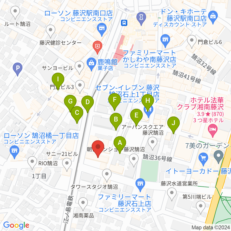 soundmarket周辺の駐車場・コインパーキング一覧地図