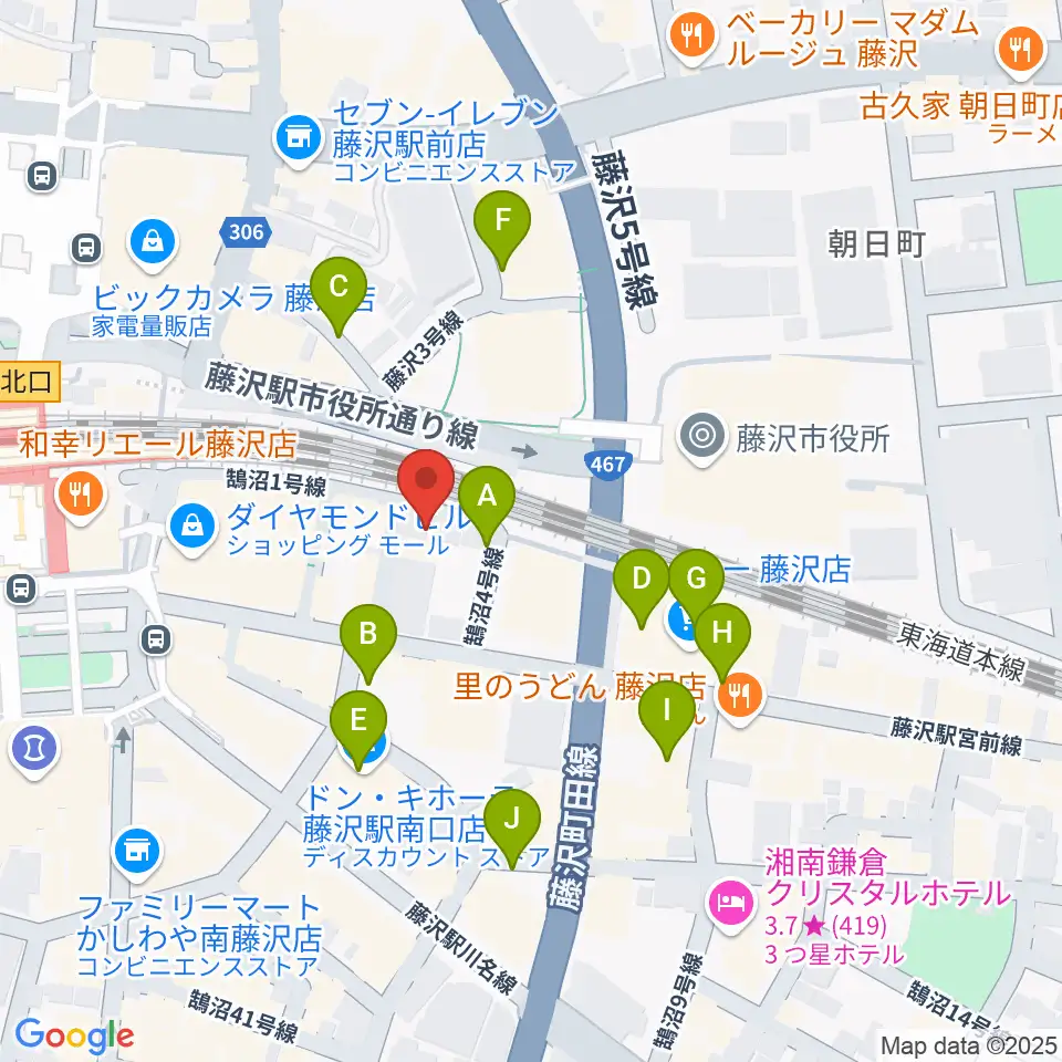 BEAT BAR BECK周辺の駐車場・コインパーキング一覧地図