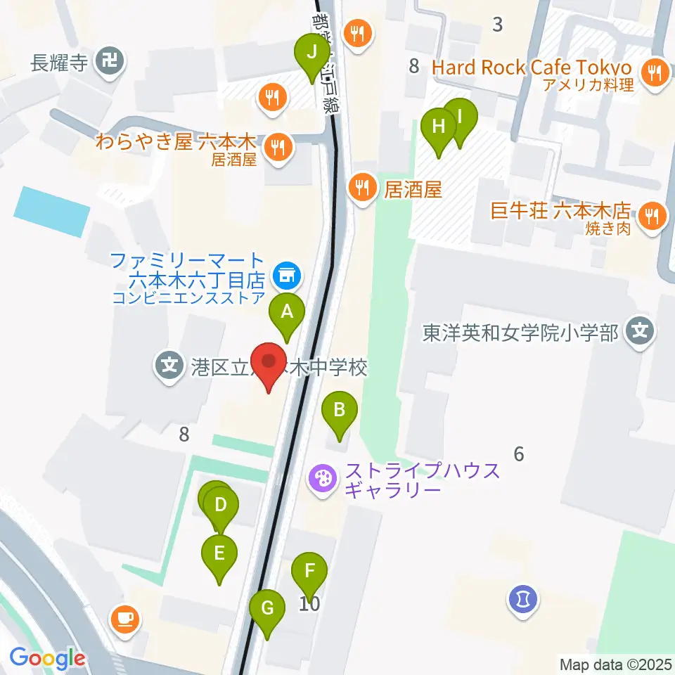 六本木トリコロールシアター周辺の駐車場・コインパーキング一覧地図