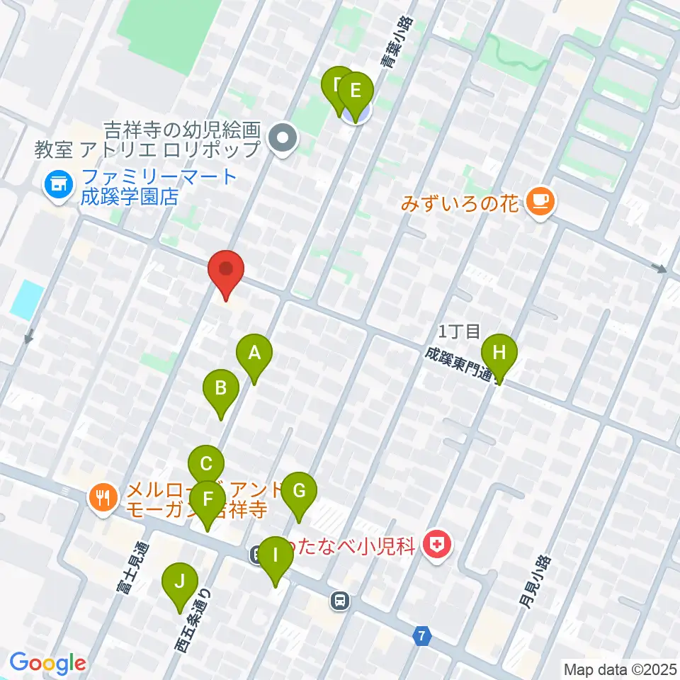 管楽器修理工房Prosit周辺の駐車場・コインパーキング一覧地図