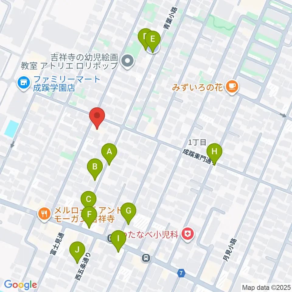 管楽器修理工房Prosit周辺の駐車場・コインパーキング一覧地図