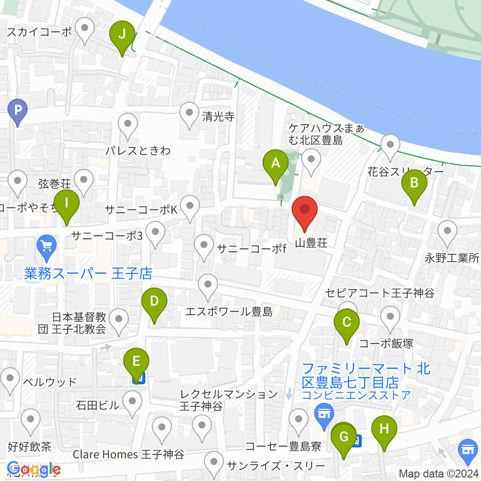 東京バビロン周辺の駐車場・コインパーキング一覧地図