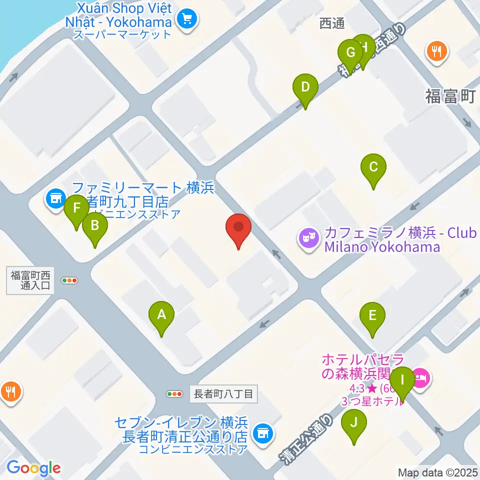 日ノ出町 試聴室その3周辺の駐車場・コインパーキング一覧地図