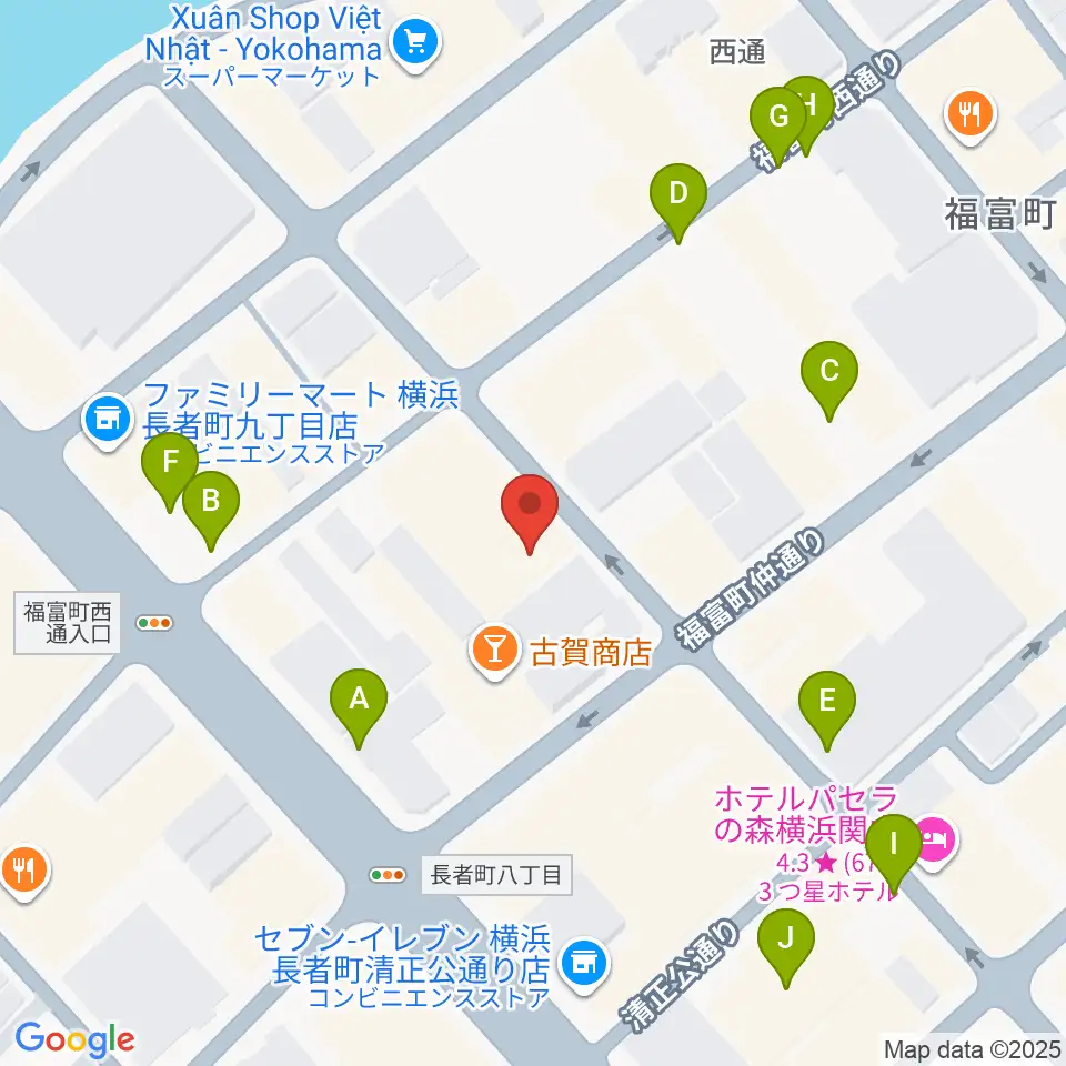 日ノ出町 試聴室その3周辺の駐車場・コインパーキング一覧地図