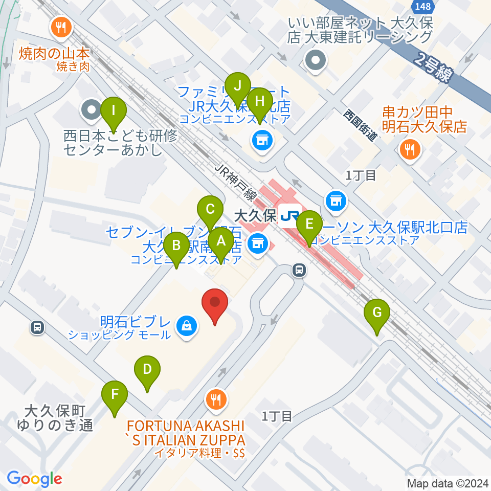 イオンシネマ明石周辺の駐車場・コインパーキング一覧地図