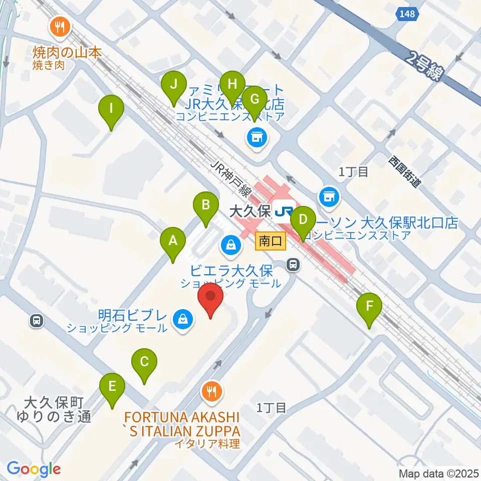 イオンシネマ明石周辺の駐車場・コインパーキング一覧地図