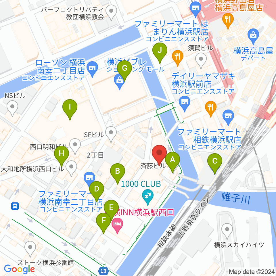 ムービル周辺の駐車場・コインパーキング一覧地図