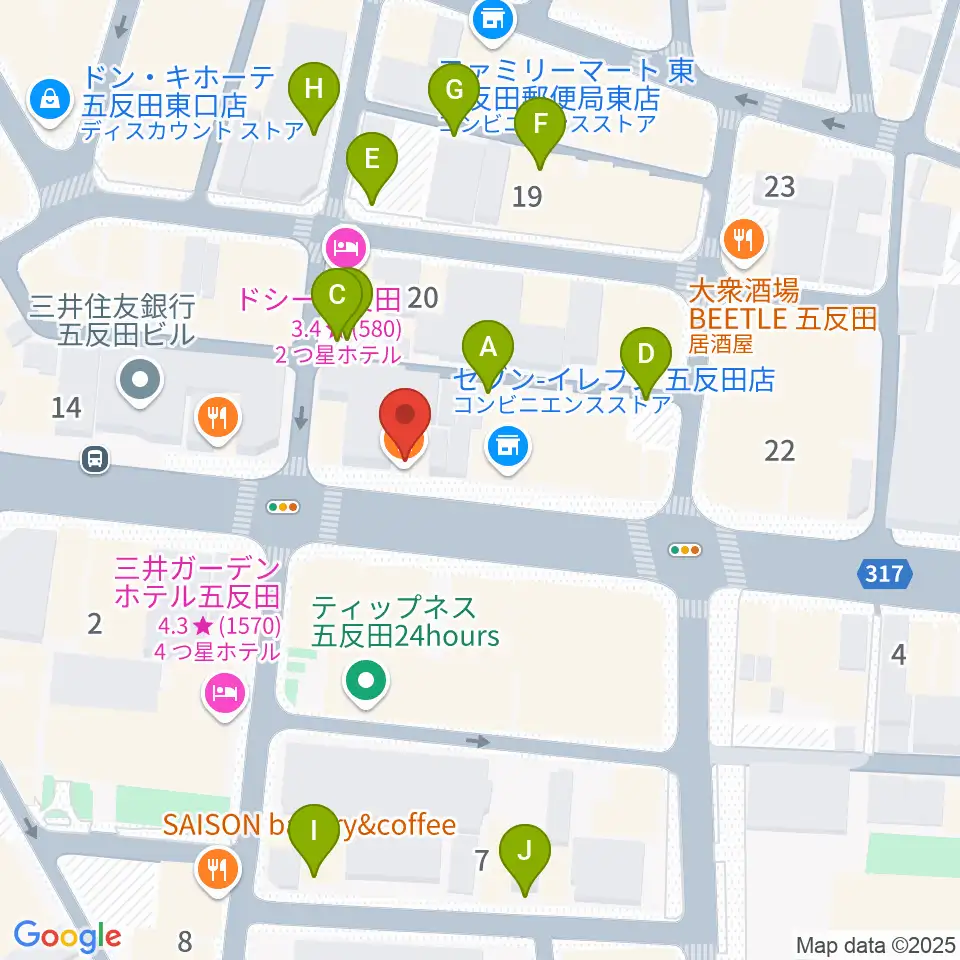 弾き語りbar ピストル周辺の駐車場・コインパーキング一覧地図