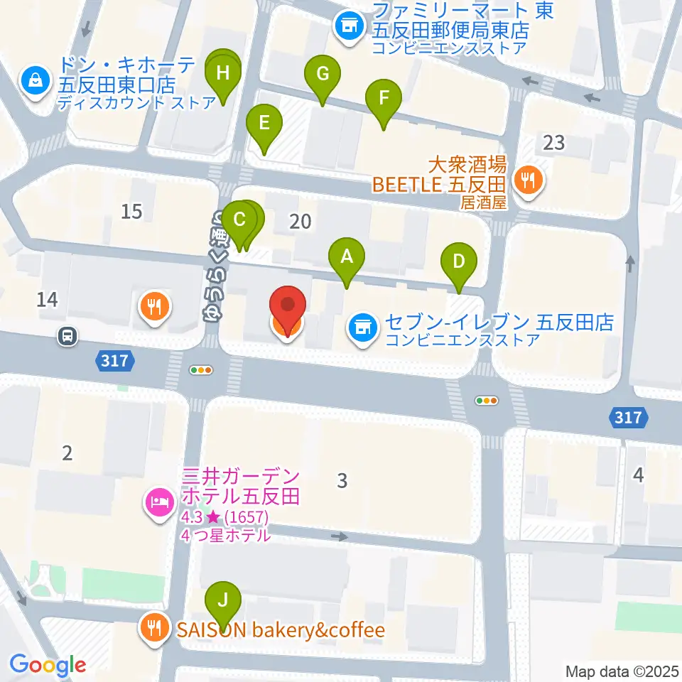弾き語りbar ピストル周辺の駐車場・コインパーキング一覧地図