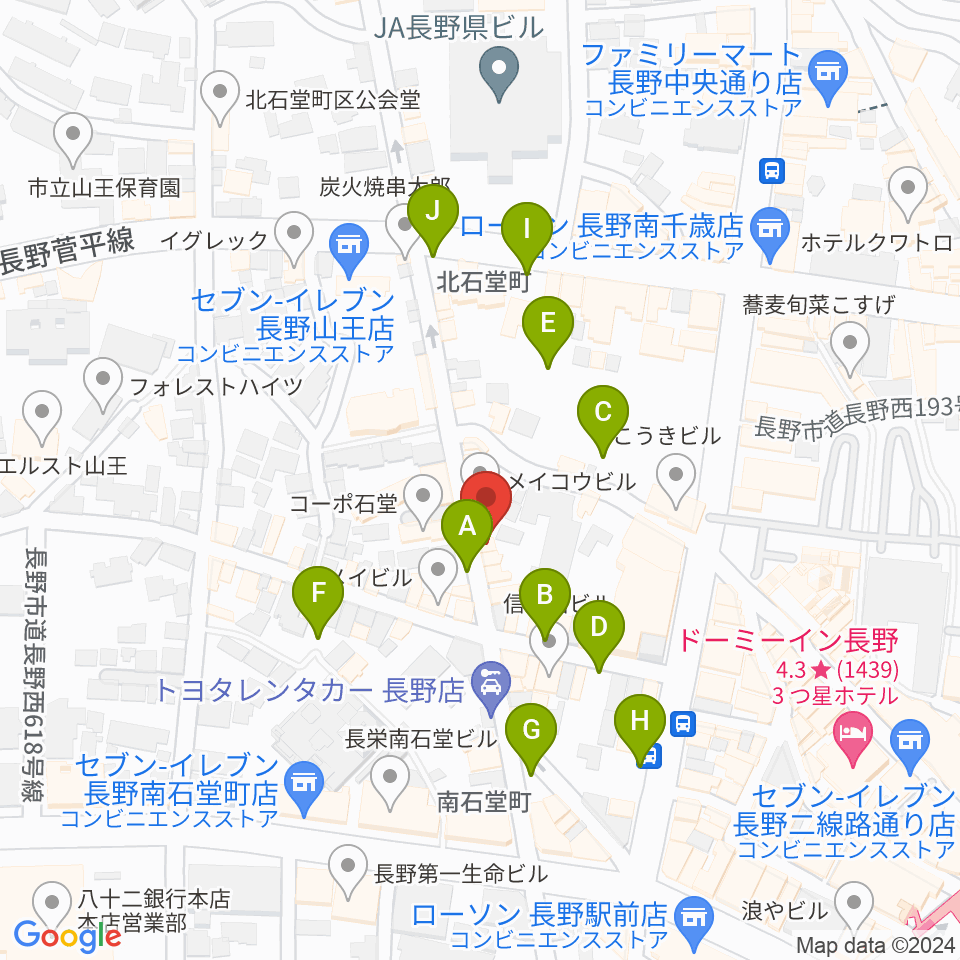 ラ・ペーニャ周辺の駐車場・コインパーキング一覧地図