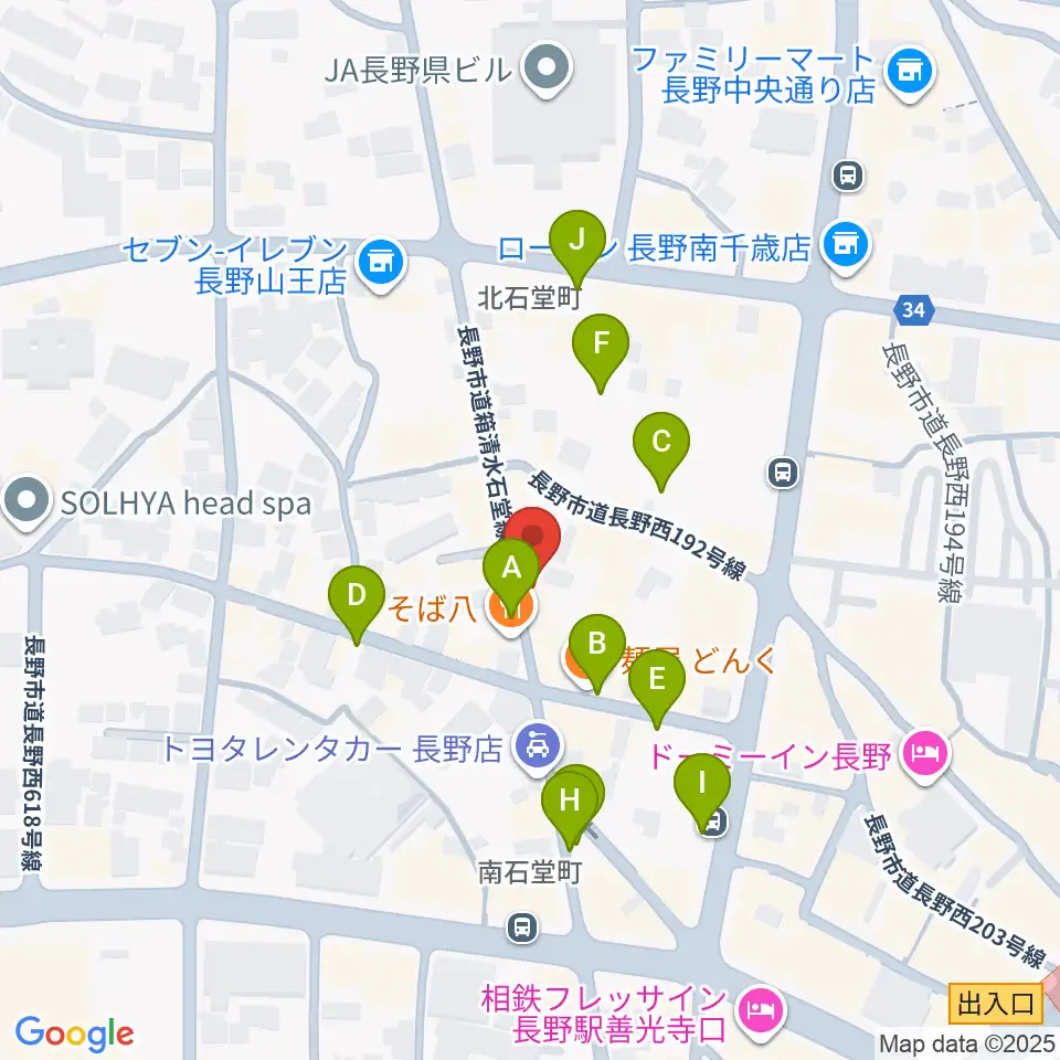 ラ・ペーニャ周辺の駐車場・コインパーキング一覧地図