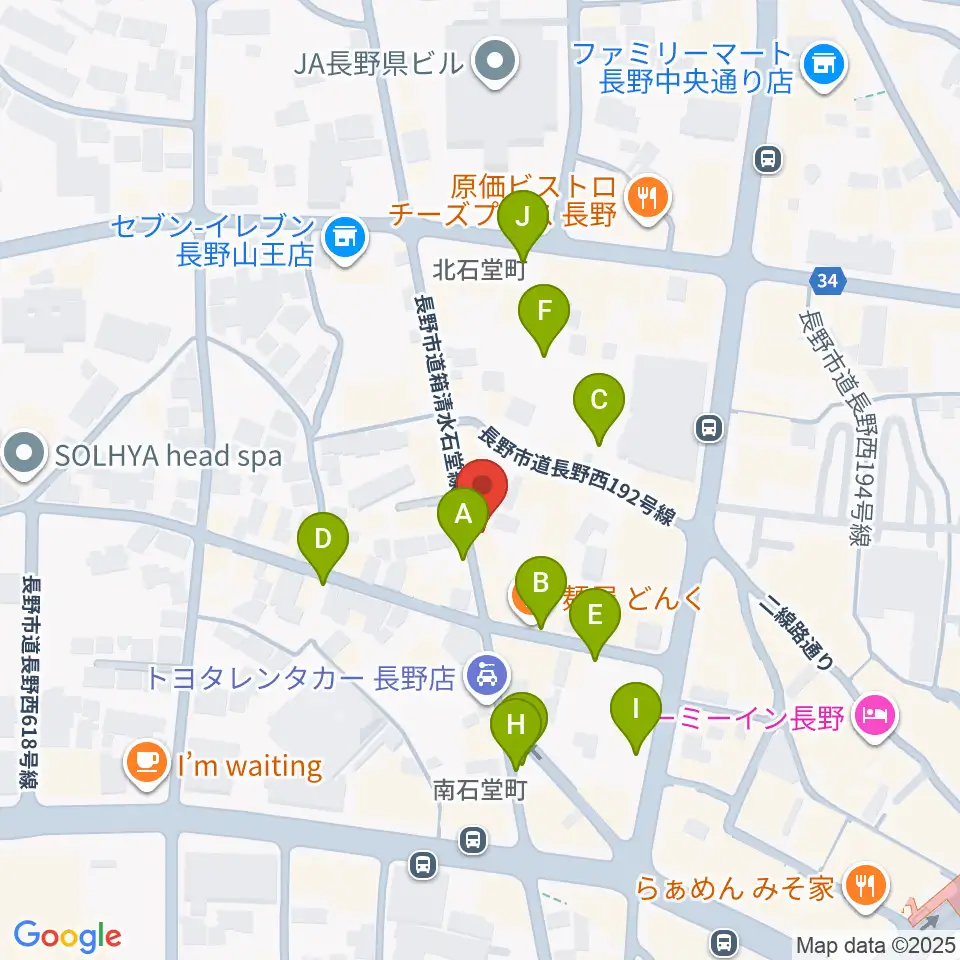 ラ・ペーニャ周辺の駐車場・コインパーキング一覧地図