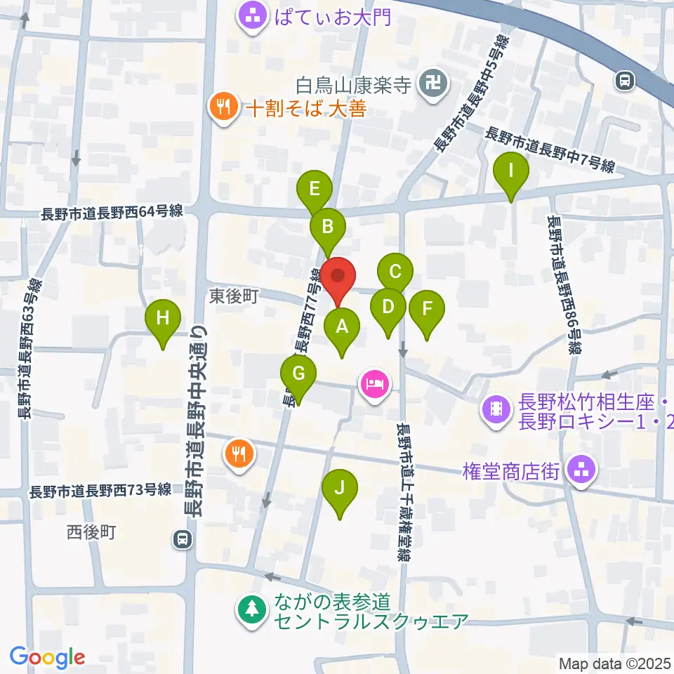 MISSTONES周辺の駐車場・コインパーキング一覧地図
