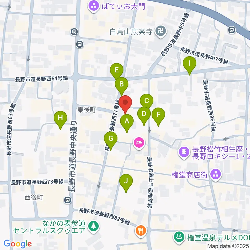 MISSTONES周辺の駐車場・コインパーキング一覧地図