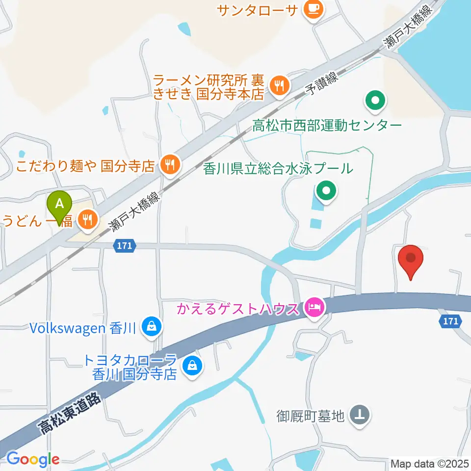 高松 ELEVEN STUDIO周辺の駐車場・コインパーキング一覧地図