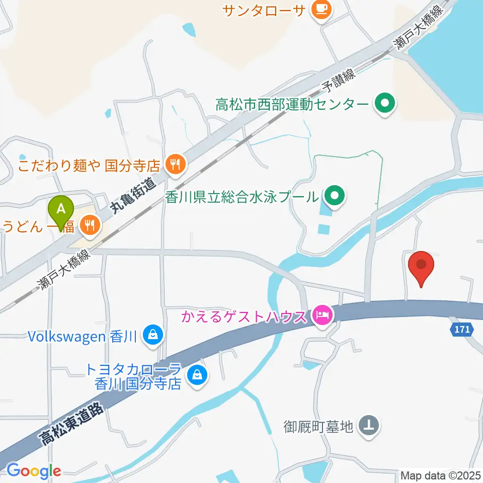 高松 ELEVEN STUDIO周辺の駐車場・コインパーキング一覧地図