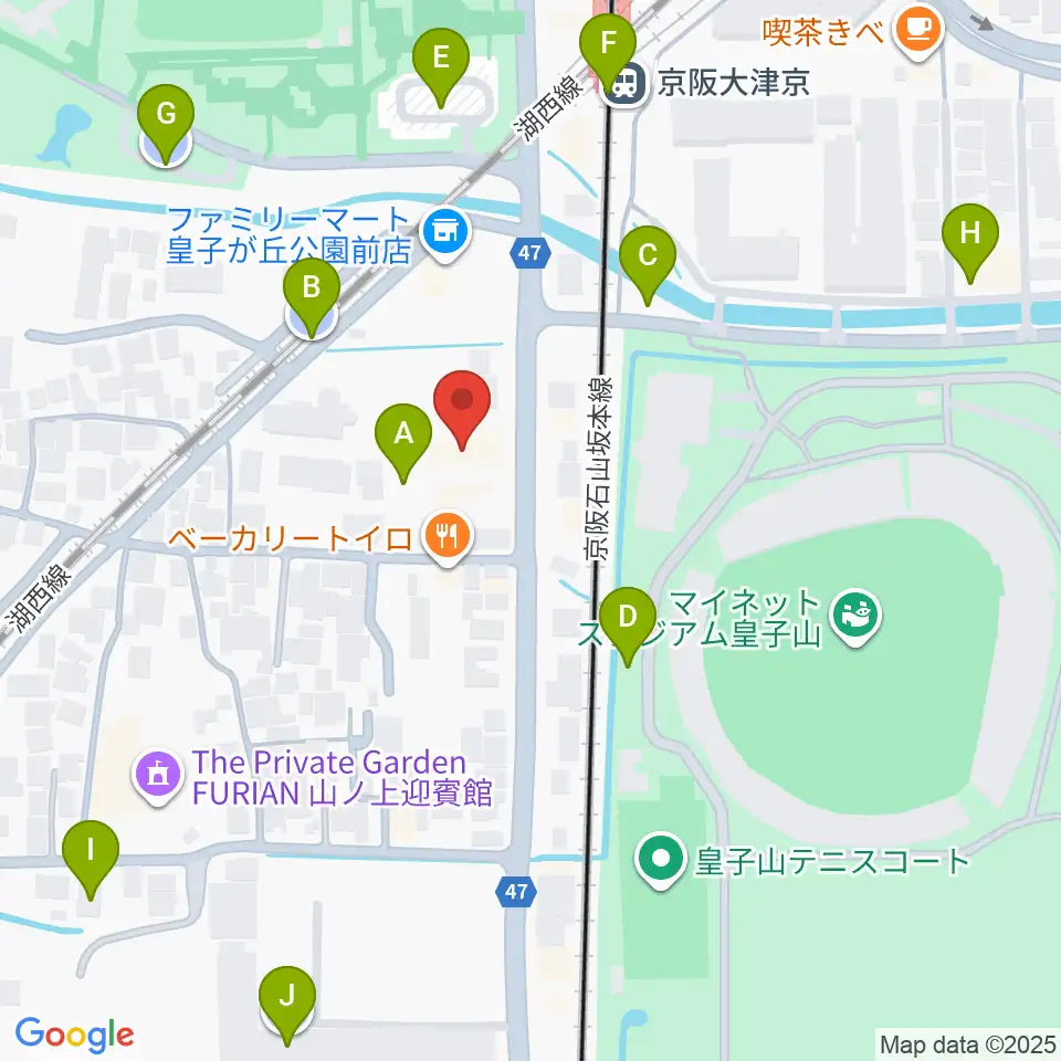 FMおおつ周辺の駐車場・コインパーキング一覧地図