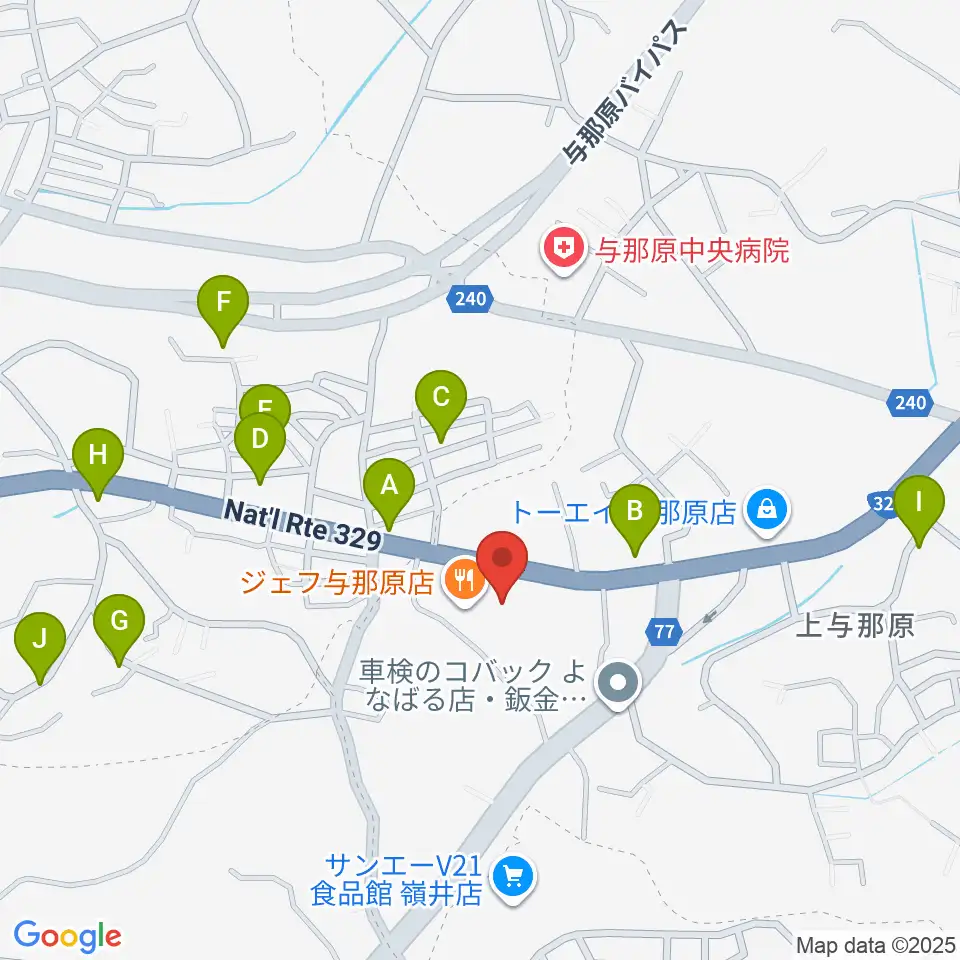FMよなばる周辺の駐車場・コインパーキング一覧地図