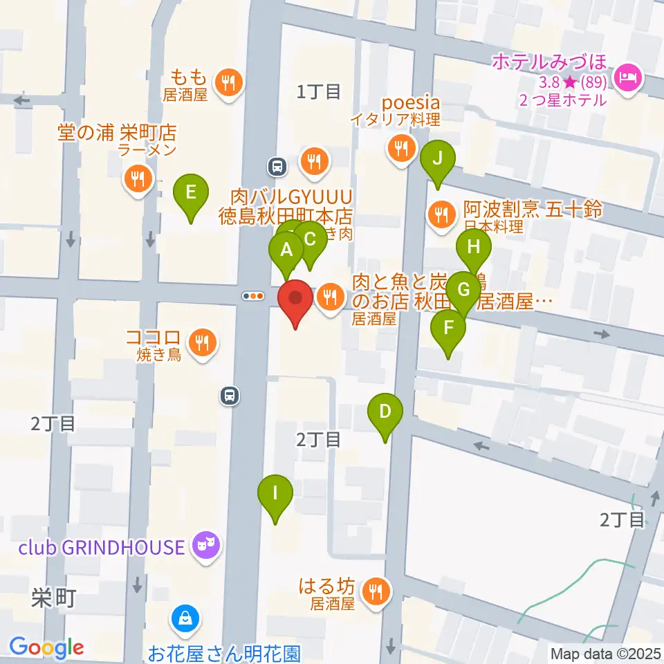 徳島FIGHT CLUB周辺の駐車場・コインパーキング一覧地図