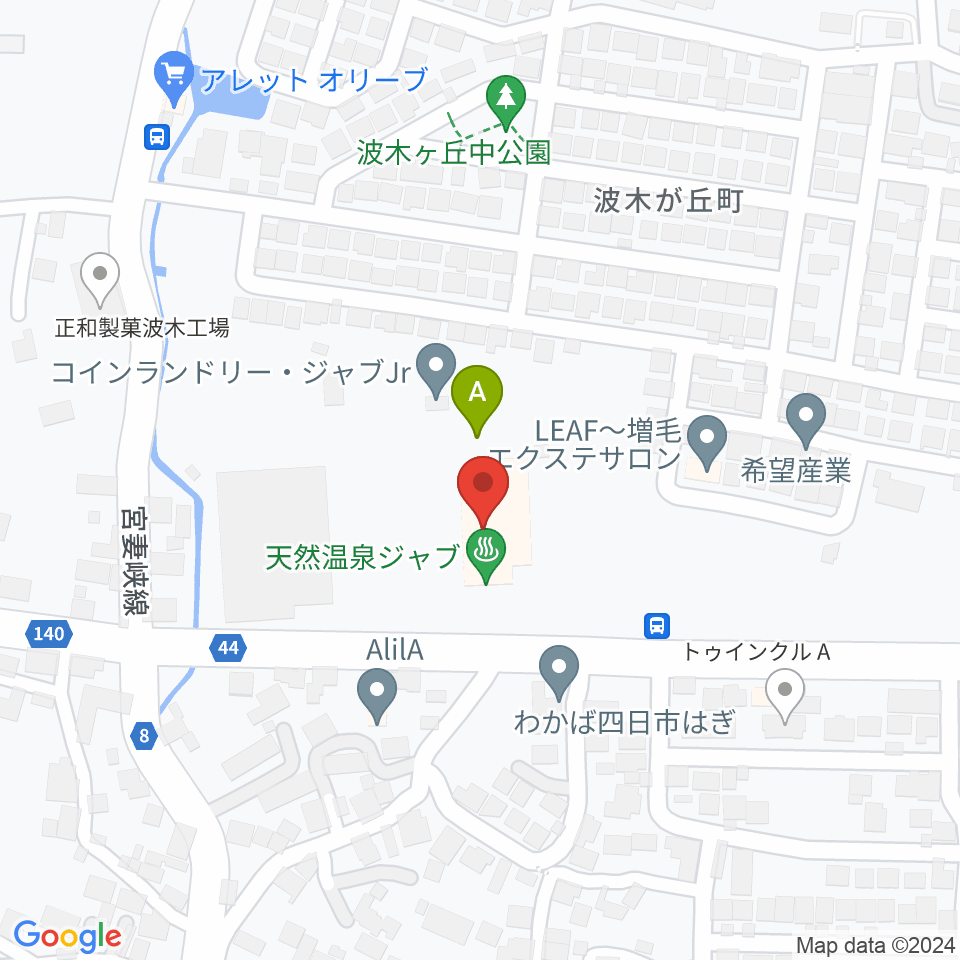 Studio-JAB周辺の駐車場・コインパーキング一覧地図